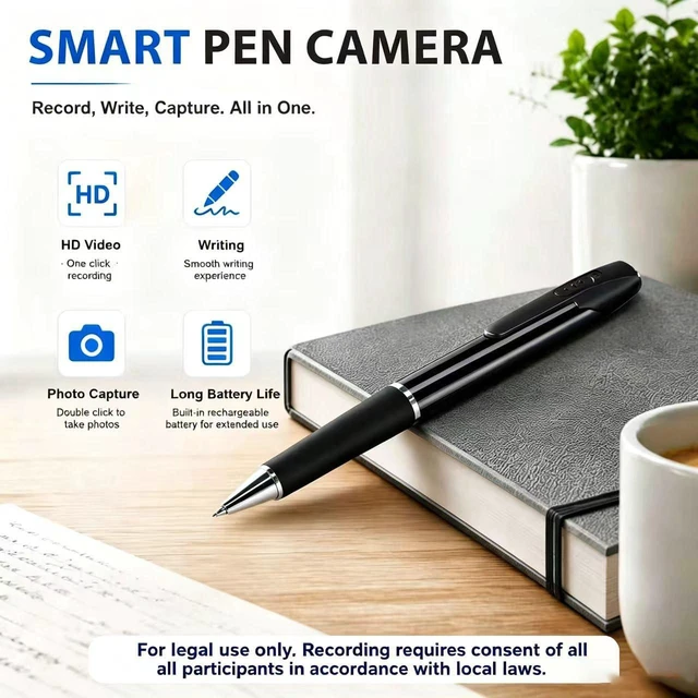 Alt view image 2 of 7 - 64GB Mini Camera Small Camera 1080P Nanny Pets Cam for Indoor/Outdoor | Wireless Nanny Camera with Video Recording Photo Taking for Home Security & House Surveillance