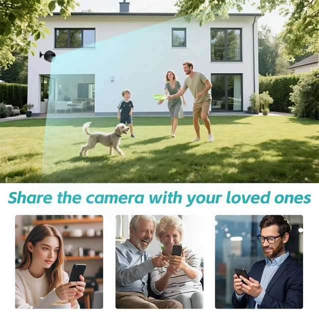 Alt view image 5 of 7 - BYTFUOD Spy Hidden Camera 1080P WiFi Mini Wireless Home Security | Home Indoor Wireless Outdoor Nanny Night Vision Motion Detection Baby Monitor Pet Doorbell Seguridad
