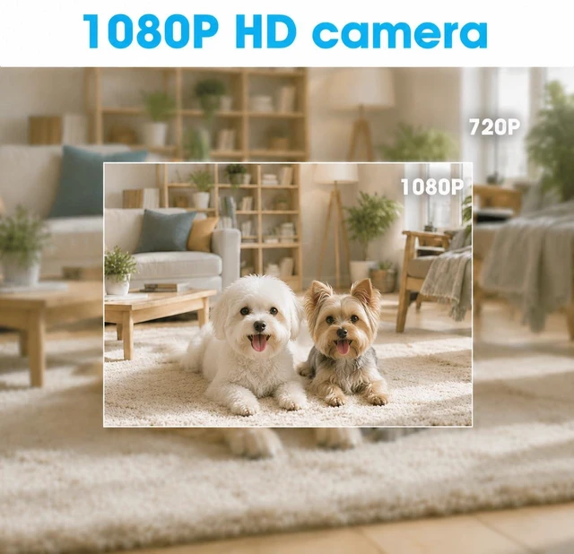 Alt view image 3 of 6 - braosusner 1080P HD Clock Camera WiFi, Indoor Wireless Security Camera with Motion Detection, Night Vision, Remote Monitoring, Nanny Cam for Home, Office, Elderly, Baby and Pet Care