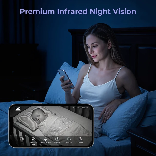 Alt view image 4 of 7 - 1080P Mini Hidden Camera Wireless | Indoor Security Camera with Motion Detection & Night Vision, App Control - Ideal Nanny Cam, Pet Monitor for Home Office