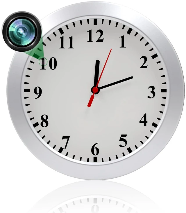 Main image of 1080P Hidden Spy Camera in Clock, Nanny Cam Without WiFi for Home Office | Mini Hidden Clock Cam,Secret Camera for Indoor Monitoring with Motion Detection & Loop Recording.(Doesn't Record Sound)