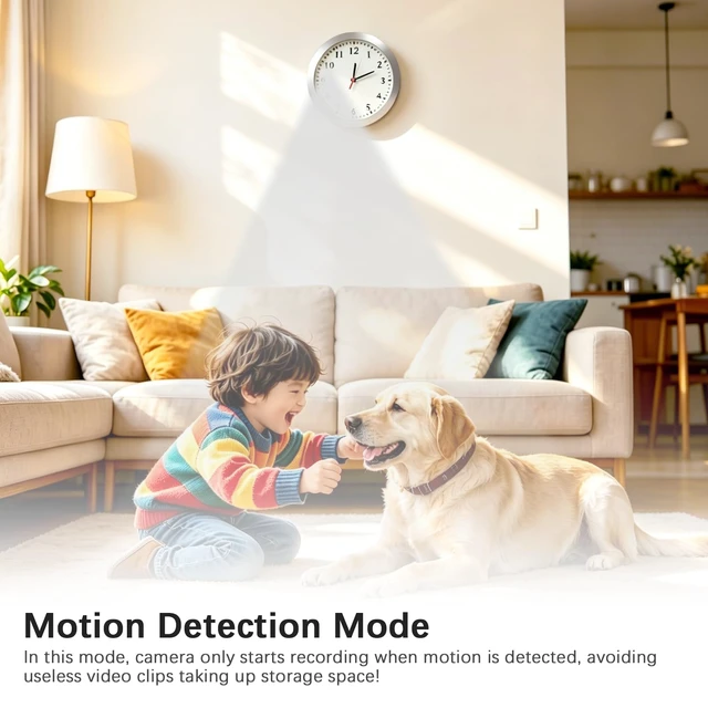 Alt view image 5 of 7 - 1080P Hidden Spy Camera in Clock, Nanny Cam Without WiFi for Home Office | Mini Hidden Clock Cam,Secret Camera for Indoor Monitoring with Motion Detection & Loop Recording.(Doesn't Record Sound)