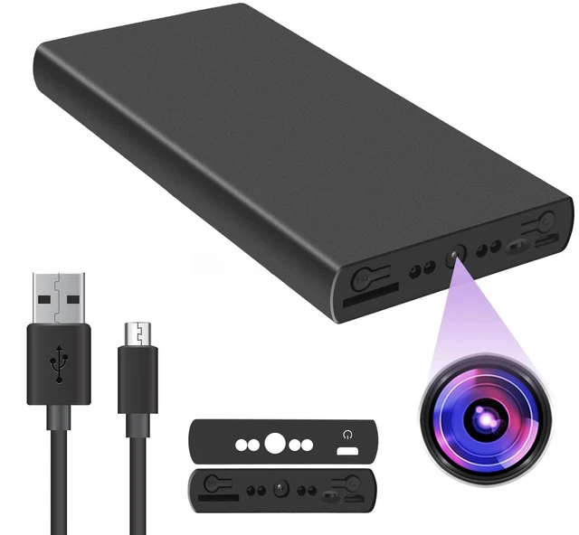 Main image of icamdoor Security Camera, Hidden Spy Camera, 1080P Nanny Cam, No WiFi | Portable, 10,000mAh Long Battery, Indoor/Outdoor Surveillance, Night Vision, Motion Detection