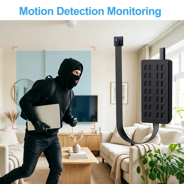 Alt view image 3 of 6 - HiSpyCam Small Security Camera DIY Module - Portable Video Recorder - HD 1080P Nanny Cam for Indoor/Outdoor Use - No WiFi Needed