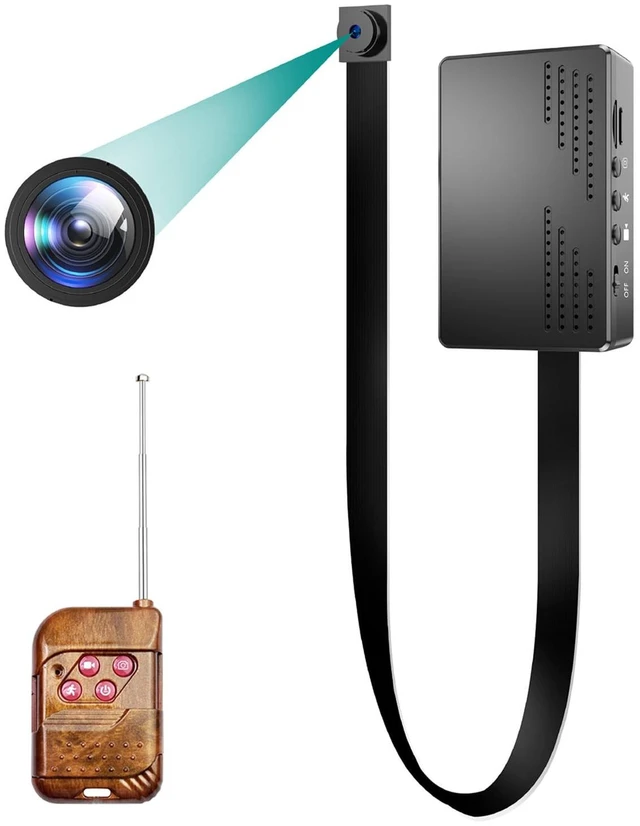 Main image of 1080P Mini Camera, DIY Module Hidden Camera with 10-Days Battery Life | Remote Control, Motion Detection & Loop Recording without WiFi, Up to 256 GB Local SD Storage
