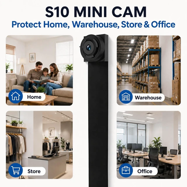 Alt view image 7 of 7 - 1080P Mini Camera, DIY Module Hidden Camera with 10-Days Battery Life | Remote Control, Motion Detection & Loop Recording without WiFi, Up to 256 GB Local SD Storage