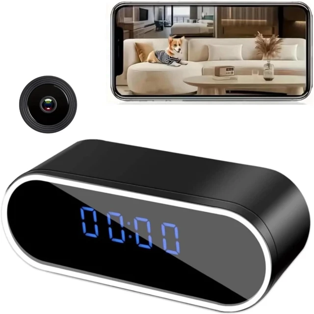 Main image of RYLIOSA Hidden Camera Clock 1080P Wireless spy Camera Indoor Security Nanny Camera with Motion Detection Home Security Device