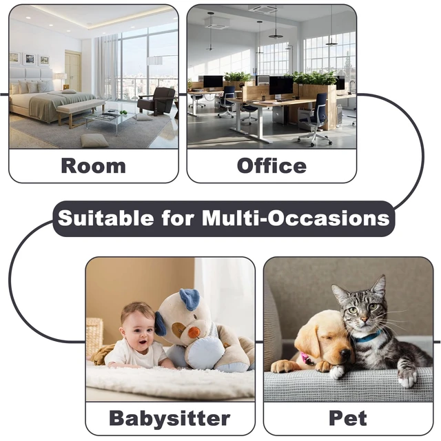 Alt view image 7 of 7 - Security Camera, Hidden Spy Camera with USB Charger, 1080P Nanny Cam | Mini Body Camera, No WiFi for Baby Pet Elderly Indoor Surveillance