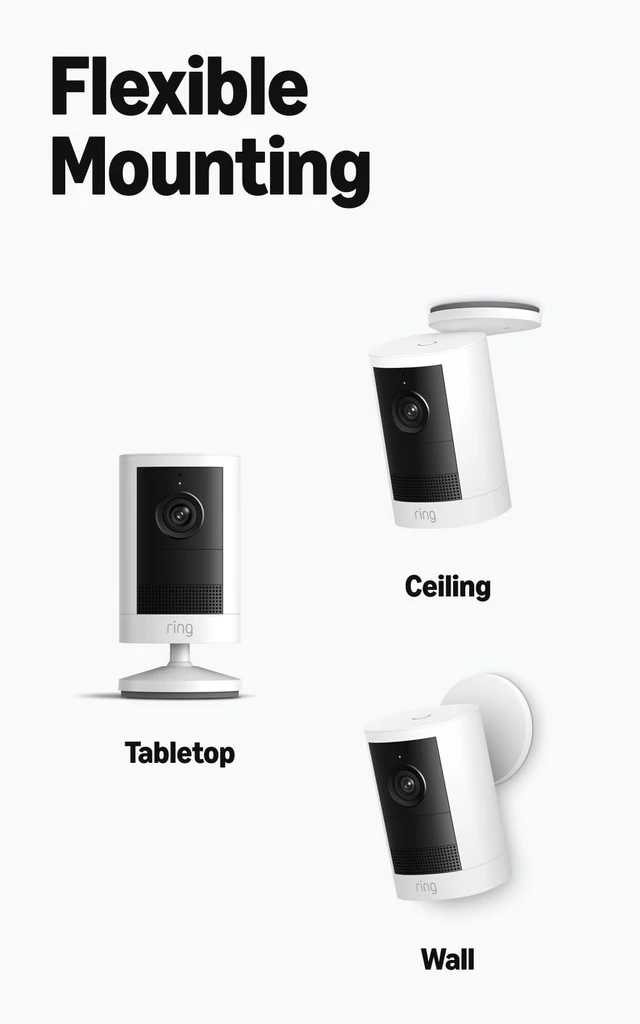Alt view image 6 of 6 - Ring Outdoor Cam 2K (newest model), Battery, Home or business security, Wide-Angle Retinal 2K Video, 6x Enhanced Zoom, Night Vision, White