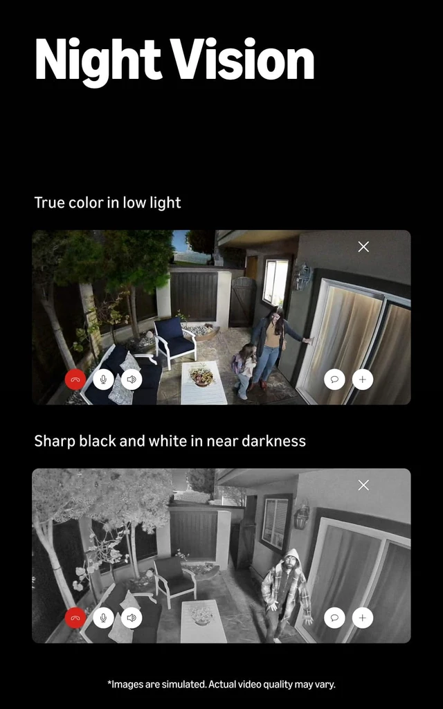 Alt view image 3 of 6 - Ring Outdoor Cam 2K (newest model), Battery, Home or business security, Wide-Angle Retinal 2K Video, 6x Enhanced Zoom, Night Vision, White