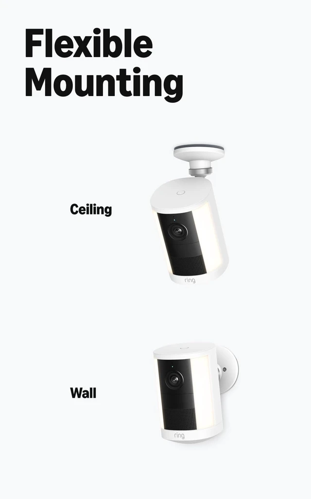 Alt view image 6 of 7 - Ring Spotlight Cam 2K (newest model), Battery, Home or business security, Wide-Angle Retinal 2K Video, 6x Enhanced Zoom, Motion-Activated Spotlights, White