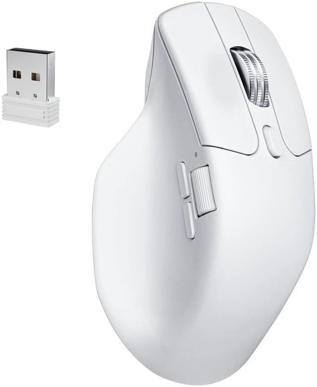 Main image of Keychron M6 8K Wireless Gaming Mouse, 2.4G/Bluetooth/Wired, PixArt 3950 Sensor, 8000Hz Polling, Silent Clicks, 5 On-Board Memory Profiles for Plug & Play, Programmable for Mac/Win/Linux White