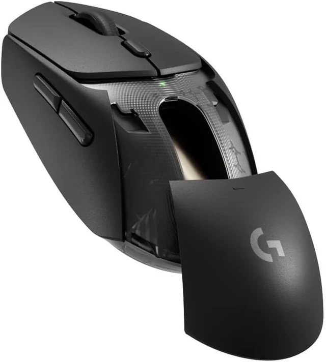 Alt view image 4 of 7 - Logitech G309 Lightspeed Wireless Gaming Mouse, Lightweight, LIGHTFORCE Hybrid Switches, Hero 25K Sensor, 300+ Hour Battery Life with AA Battery, 6 Programmable Buttons, PC & Mac - Black
