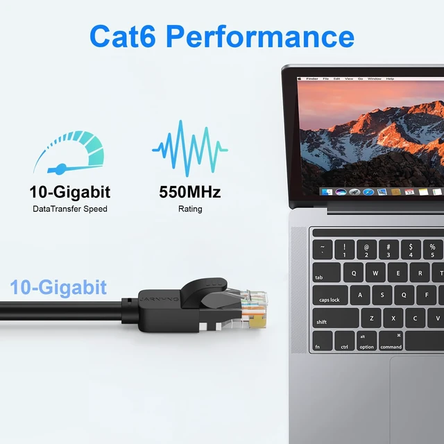 Alt view image 5 of 7 - JARNHNG Cat6 Ethernet Cable 500ft with RJ45 Connectors -26AWG UTP Pre-Terminated Long Run Network Cord, Outdoor Weatherproof & UV Resistant,Data Transmission Wire for Security Cameras, Industrial Use