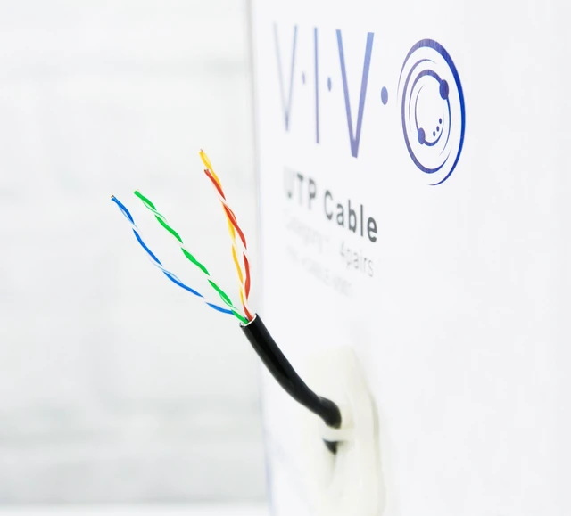 Alt view image 2 of 7 - VIVO Black 250ft Bulk Cat5e Wire, CABLE-V018 | Waterproof, CCA Ethernet Cable, 24 AWG, UTP Pull Box, Outdoor Direct Burial