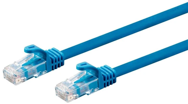 Alt view image 2 of 5 - Monoprice Cat6 Ethernet Patch Cable - Snagless, 550Mhz, UTP, CMP Rated, 23AWG, 35 feet, Blue - Entegrade Series