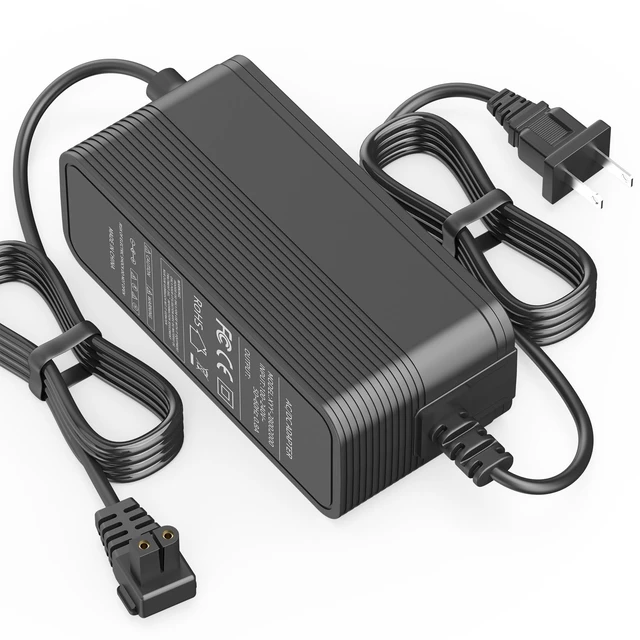 Alt view image 7 of 7 - VOJSALDR 28V Charger for Robotic Pool Cleaner Compatible with Seauto/RERIOU/Zyerch/HISION SAT20 & SAT25 Robotic Pool Cleaner Adapter Charger