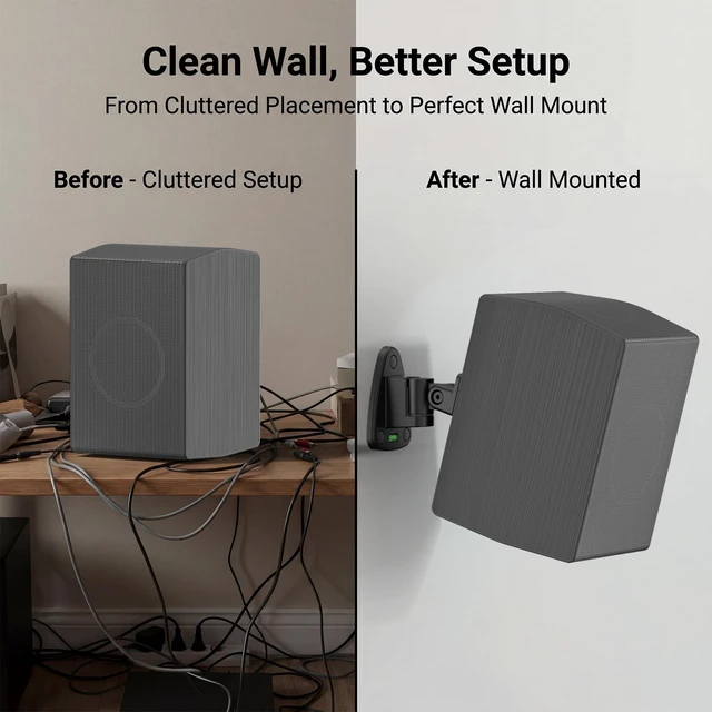 Alt view image 5 of 6 - Adjustable Speaker Wall Mount for Samsung Speakers With Keyhole&Thread Hole | For Samsung Q Speakers Q990H/Q990F/Q930F/Q990D/Q930D/Q900D/Q990C, For Samsung SWA-9500S/9250S/9200S/9100S/9000S