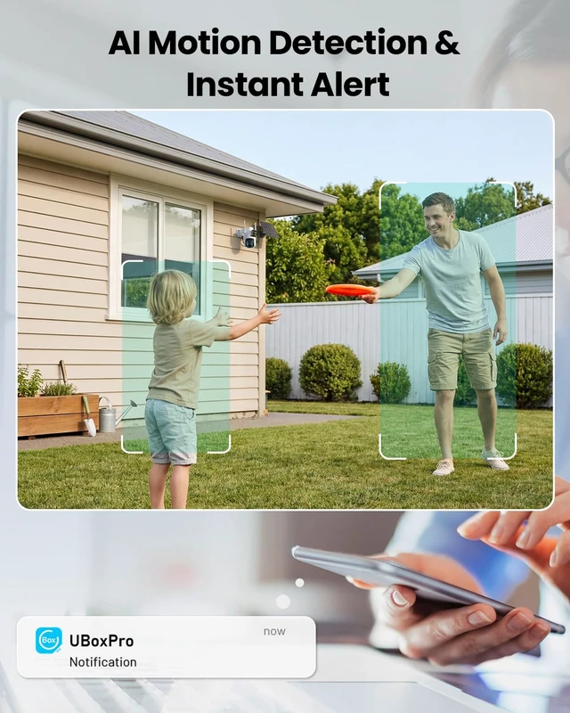 Alt view image 4 of 6 - LIWAN No WiFi Security Camera, Dual Lens, 4G LTE Solar Powered | Cellular Security Camera Wireless Outdoor, Bulit in SIM Card, 2K Color Night Vision, PIR Detection, IP66, 360° Live View