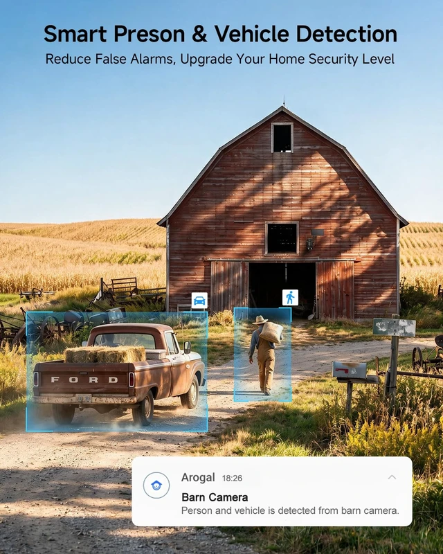 Alt view image 5 of 7 - ELYSOO 4G LTE Cellular Security Camera, 24/7 Recording, 4MP 360° Live Video | 4G LTE Cellular Security Camera, Built-in SIM Card, Color Night Vision, Instant Alerts, Solar Outdoor Cam