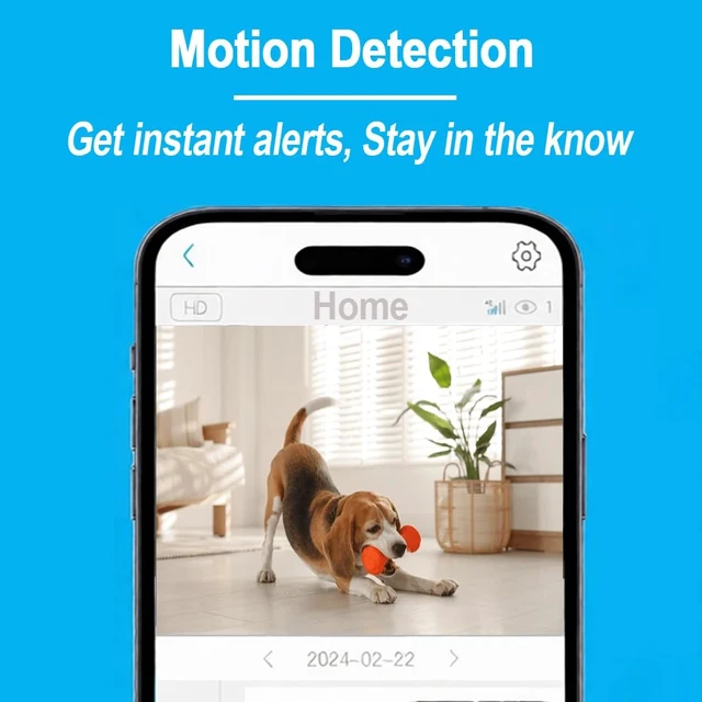 Alt view image 7 of 7 - WKX W-B2 Indoor Security Camera with Magnetic Mount & 100-Day Battery Time | Wireless Camera with Color Night Vision, WiFi Remote Viewing, Motion Detection, SD Local & Cloud Storage