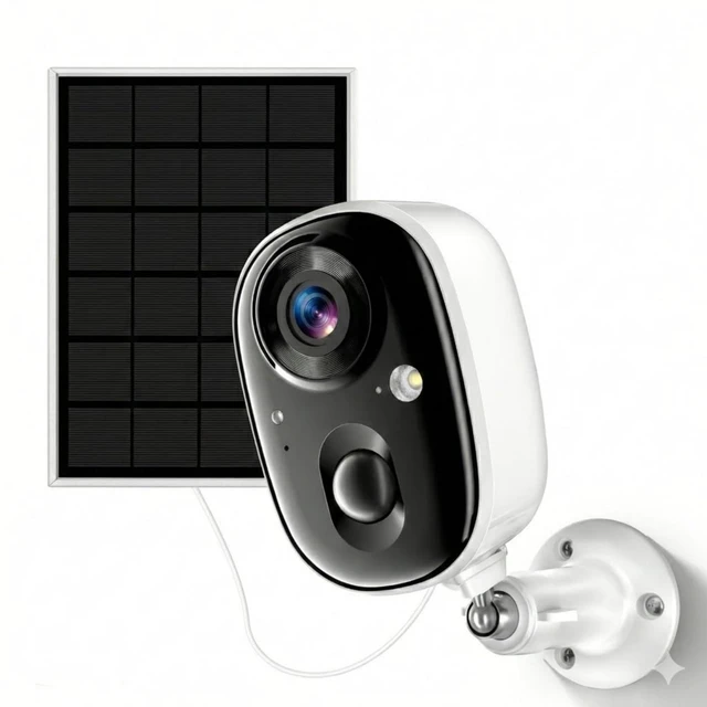 Main image of 4G LTE Cellular Security Camera No WiFi Wireless Outdoor Solar Powered 2K | Waterproof Color Night Vision PIR Motion Sensor 2 Way Talk Built in Sim Card for Bird Feeder Jobsite Farm Ranch Cabin RV