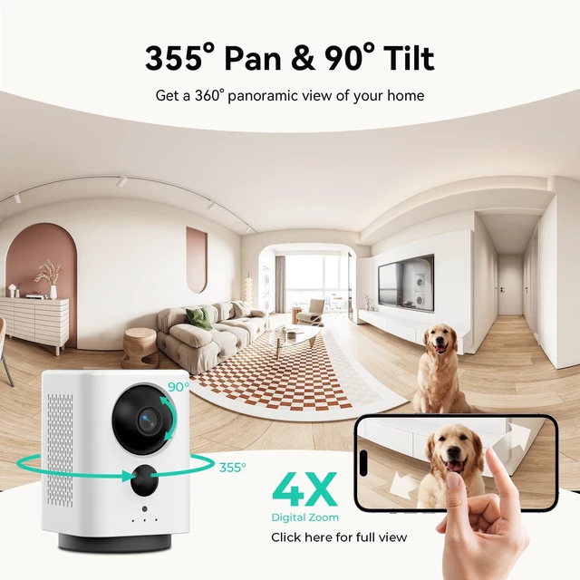 Alt view image 6 of 7 - 4G LTE Cellular Security Camera Indoor Wireless 2K, No WiFi, Portable | No WiFi Security Camera for Home/Baby/Pet/Elderly/Travel, Rechargeable Battery Powered, AI Human Detection, Built-in SIM Card