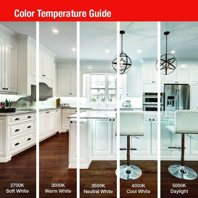 Alt view image 4 of 7 - Juno 4" LED Recessed Light, 5-in-1 CCT, Ultra-Thin Flat Trim, Black, 1-Pk | Matte Black Round Wafer Downlight, 5-in-1 Switchable White Color Temperature, 120 Volts, 1-Pack (WF4 SWW5 90CRI MB M6)