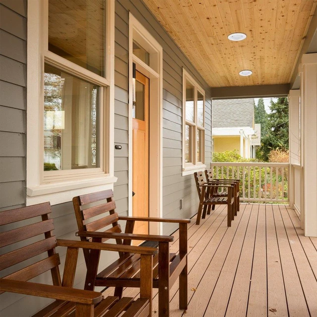 Alt view image 4 of 6 - Globe Electric 90958 4" Rust Proof Indoor/Outdoor Ridged Baffle Round Trim Recessed Lighting Kit 4-Pack, White, Easy Install Push-N-Click Clips, 3.88" Hole Size, Porch Light, Bulb Not Included