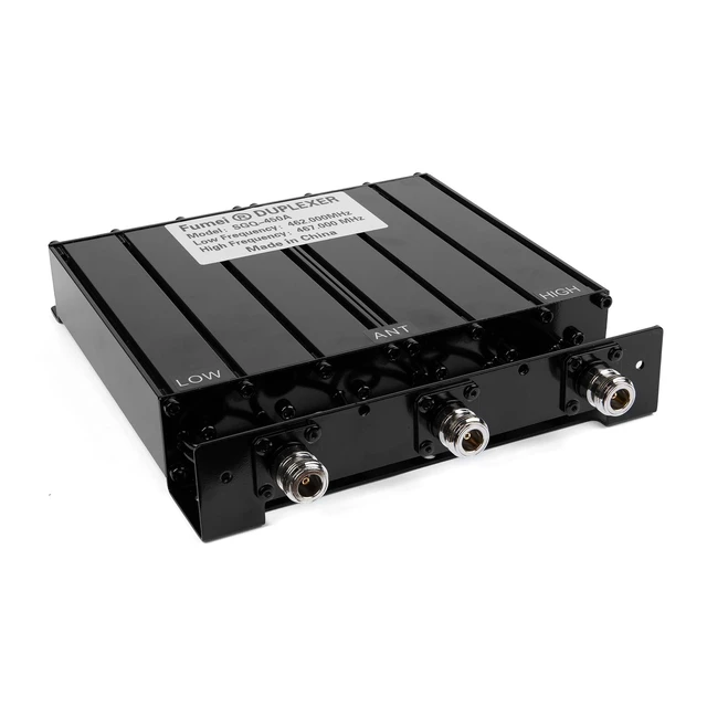 Alt view image 7 of 10 - Fumei UHF 400-470MHz 50W Duplexer for Radio Repeater with Preset Low Frequency 462MHz & High Frequency 467MHz & N Female connectors