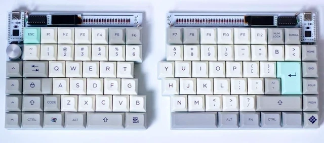 Alt view image 8 of 10 - nullbits SNAP 75% Mechanical Keyboard Kit (White)