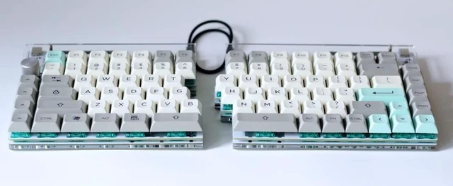 Alt view image 10 of 10 - nullbits SNAP 75% Mechanical Keyboard Kit (White)