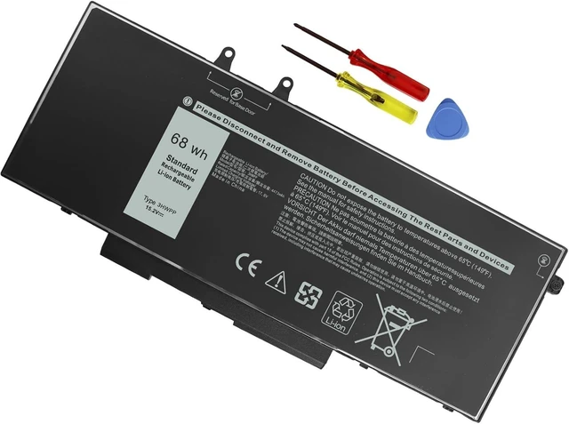 Main image of 68Wh 3HWPP 15.2V Battery Replacement for Dell Inspiron 7706 2-in-1 Black | Inspiron 17 7500 7506 2-in-1 Black, Latitude 5401 5410 5411 5501 5510 5511 Precision 3551 3541 1VY7F