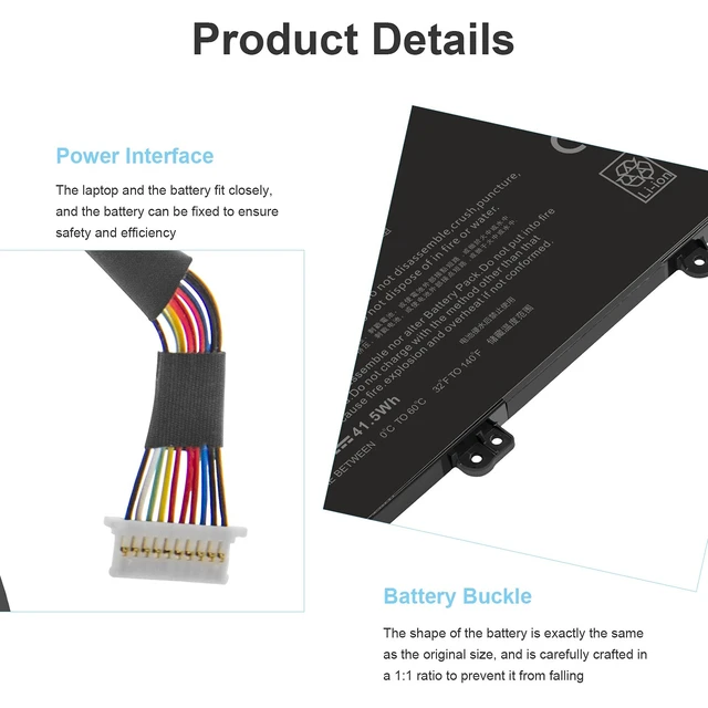 Alt view image 4 of 7 - SG03XL Laptop Battery for HP Envy M7-U109DX M7-U009DX 17t-U000 17-U011NR 17-U163CL 17-U177CL 849048-421 849049-421 849314-850 849315-850 849314-856 HSTNN-LB7F HSTNN-LB7E TPN-I126 HSTNN-LB7E HSTNN-LB7F