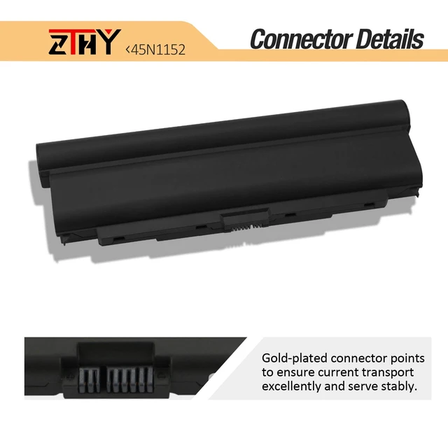 Alt view image 4 of 7 - Battery Replacement for Lenovo ThinkPad T440P T540P W540 W541 L440 L540 | 45N1144 45N1145 45N1148 45N1149 45N1152 45N1153 45N1150 45N1151 0C52864 0C52863 0C52864 Laptop Battery 8960mAh 9-Cell 57++