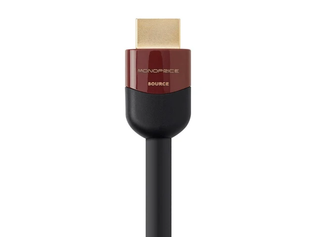 Alt view image 3 of 6 - Monoprice 4K High Speed HDMI Cable - 4K@60Hz, 18Gbps, HDR, CL2 In-Wall Rated, Active, 40ft, Black