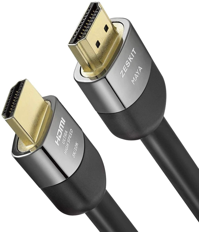 Main image of Zeskit Certified 2.1 8K HDMI Cable 48Gbps 4K120Hz Compatible with Soundbar eARC HDR10 VRR Dolby Vision Atmos HDCP 2.2 2.3 PS5 Xbox Series X Apple TV Roku (Ultra High Speed, Maya CL3 In Wall Long 23ft)