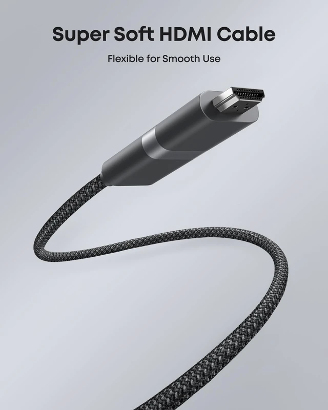 Alt view image 6 of 7 - Anker Nano USB C to HDMI Cable Adapter, 140W PD Fast Charging, 4K@60Hz | Sustainable Advanced Shielding, Thunderbolt 5/4/3 Compatible, for MacBook, iPhone, HD TV, (6ft, Black)