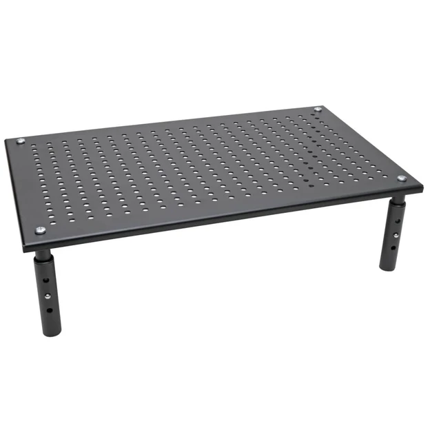 Alt view image 3 of 7 - Tripp Lite Computer Monitor Stand, Adjustable Height, 18 x 11 in., Metal, Black (MR1812M)