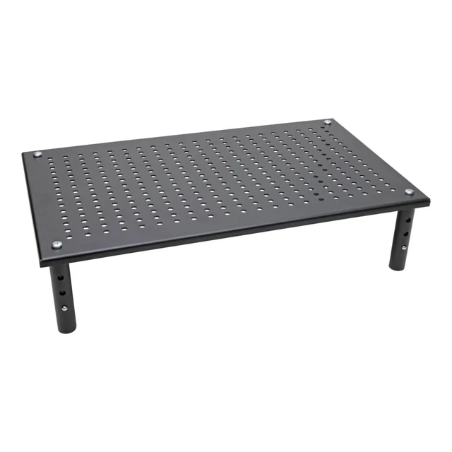 Alt view image 4 of 7 - Tripp Lite Computer Monitor Stand, Adjustable Height, 18 x 11 in., Metal, Black (MR1812M)