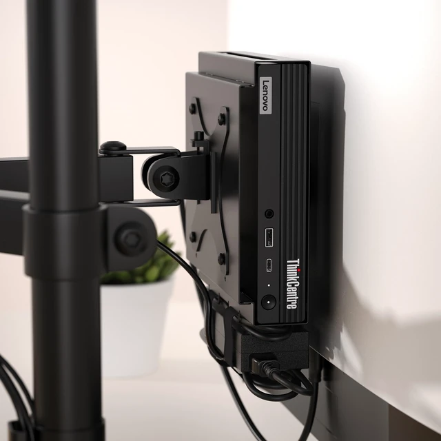 Alt view image 7 of 7 - HumanCentric VESA Mount for Lenovo ThinkCentre Tiny - Behind Monitor | Fits M90q Gen2, M80q Gen3, M90q Gen3, M70q Gen2, ThinkStation P3 Tiny, M60e, M75q Gen2 & M70q