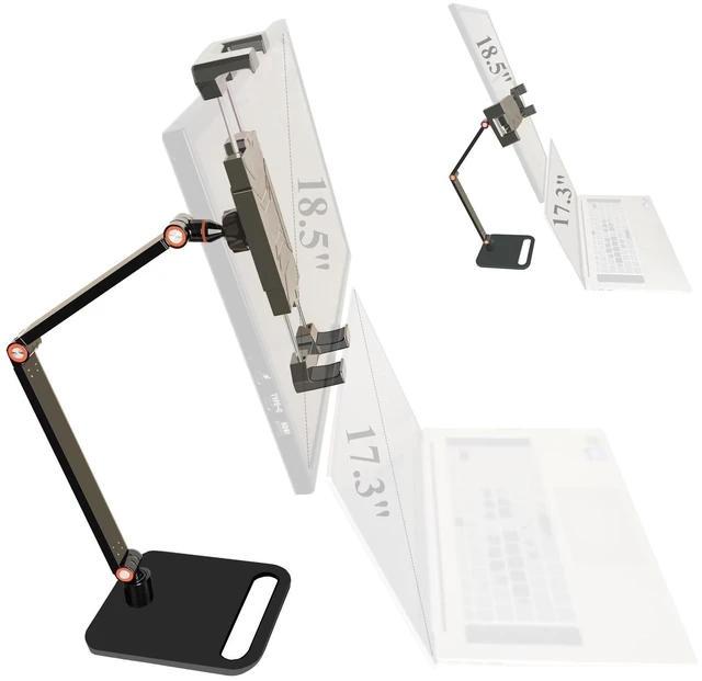 Main image of Portable Monitor Holder for 6-18.5 inch Screen Desktop Monitor Tablet Stand | Portable Monitor Stand Foldable Expandable Holder for phones, tablet and Portable Monitors