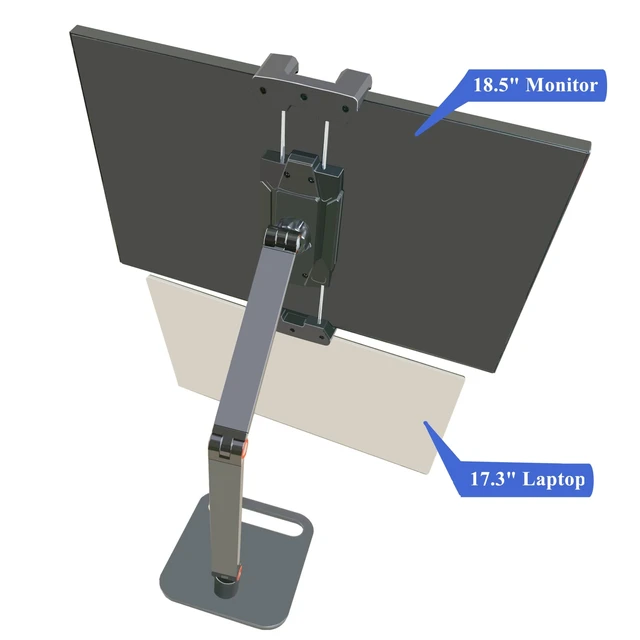 Alt view image 3 of 7 - Portable Monitor Holder for 6-18.5 inch Screen Desktop Monitor Tablet Stand | Portable Monitor Stand Foldable Expandable Holder for phones, tablet and Portable Monitors