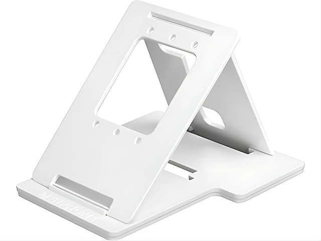 Main image of Aiphone MCW-S/B Adjustable Desk Stand for Master and Handset Stations | Desk stand adjustable to 45 or 60 degrees, ABS plastic, hardware included, works with the IXG-2C7 tenant station