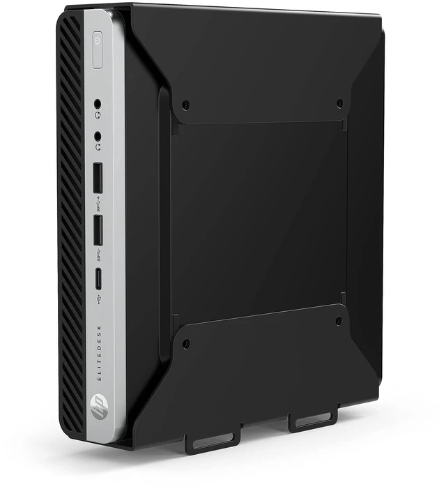 Main image of HumanCentric VESA Mount Bracket for HP Desktop Mini, ProDesk & EliteDesk | Under Desk, Wall & Arm Mounting Kit with Power Adapter Holder. Fits HP Desktop Mini.