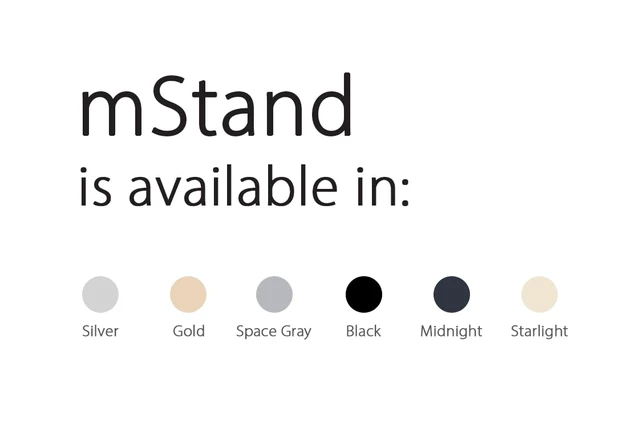 Alt view image 5 of 5 - Rain Design mStand Laptop Stand (Space Gray, mStand)