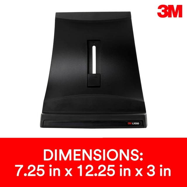 Alt view image 6 of 7 - 3M Vertical Notebook Computer Riser With Cable Management, 9" X 12" X 6.5" To 9.5", Black/charcoal Gray, Supports 20 Lbs