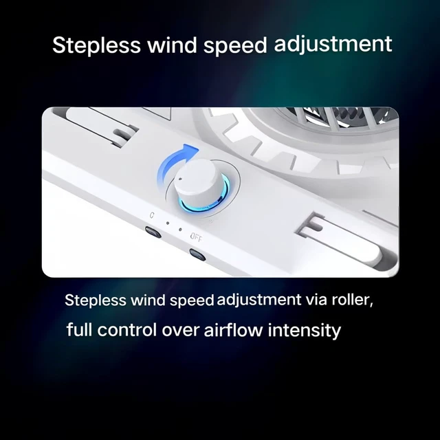 Alt view image 5 of 7 - Laptop Cooling Pad for MacBook Air Pro 14 15 16 17 Inch, Semiconductor Cooler with Integrated Roller Fan, 5 Height Adjustment Ergonomic Design, Low Noise Quiet Operation for Mac Notebook