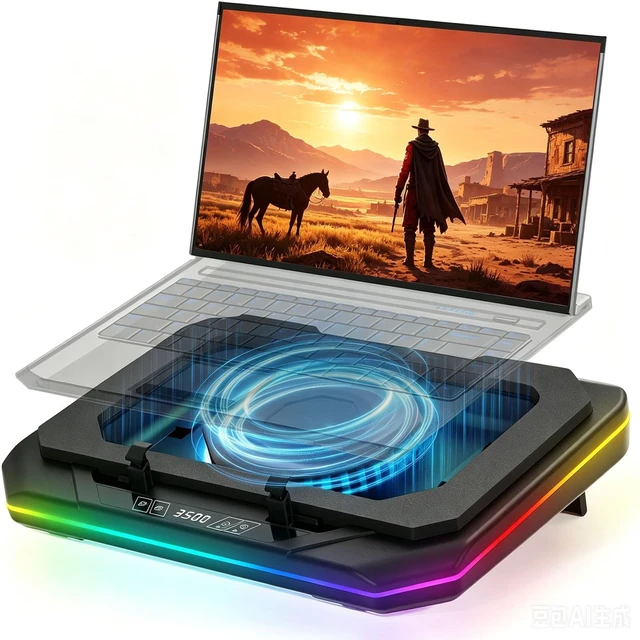 Main image of Cooling Pad for Lenovo Legion 9i 7i 5i 5 7a 5a Pro 9i 7i 5i 5 7a 5a | 7i 5i 9i 5a Gaming Laptop,It is Undisputed King of Heat Dissipation,Notebook Cooler with Powerful Turbo Fan Can Fast Cooling