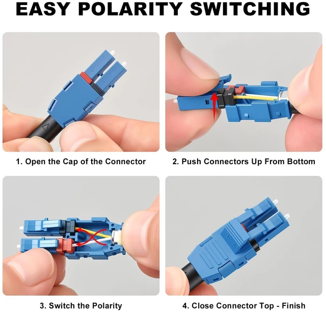Alt view image 6 of 6 - FLYPROFiber- Single Mode LC to LC Outdoor Armored Fiber Patch Cable 20m | 66ft, OD-5mm, 9/125m SMF, Uniboot,10G/40G/100Gb, Direct Burial, For Data Center Long-Distance Use, LSZH
